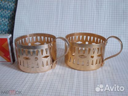 Подстаканники кружка СССР и Zepter