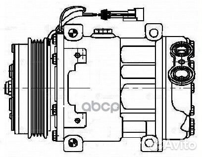 Lcac 1680 компрессор кондиционера fiat Ducato