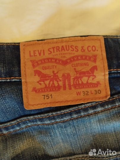 Джинсы levis 751оригинал