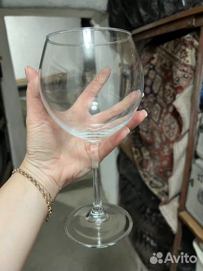 Бокалы для вина, высота 21 см