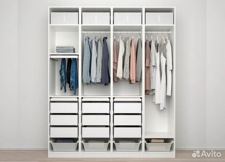 Гардеробные на заказ, системы хранения, шкафы