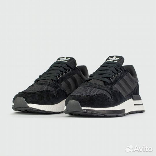 Adidas ZX 500 Boost Black / White new