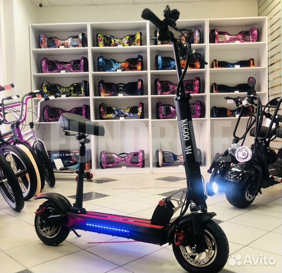 Электросамокаты с сиденьем