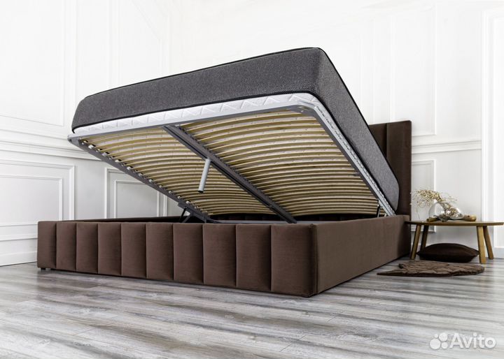 Кровать с подъемным механизмом 180х200 шоколад