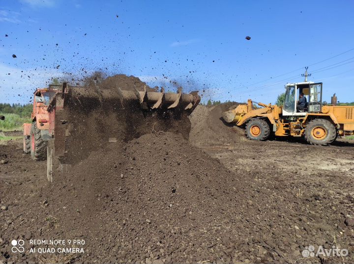 Торфо земляную смесь для газона