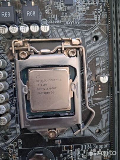 Материнская плата + процессор