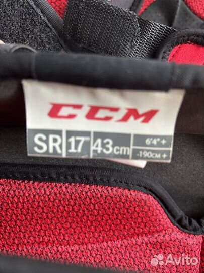 Щитки хоккейные CCM sr 17'