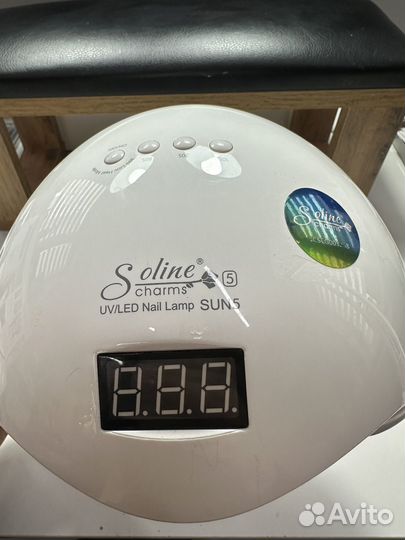 Лампа Soline Charms SUN 5 Plus UV+ LED, 54W