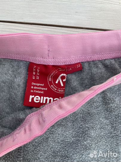 Флисовые брюки reima 134