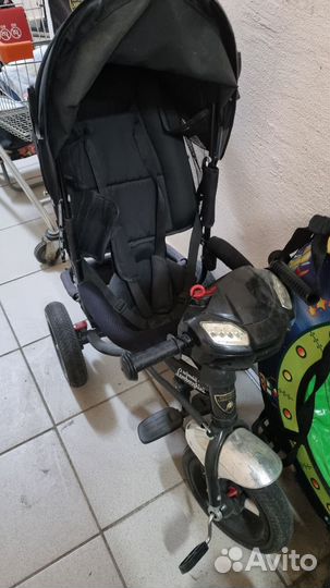 Велосипед коляска с ручкой