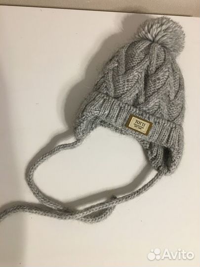 Шапка детская зимняя новая шерстяная(альпака)
