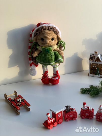 Эльф вязаный ручная работа