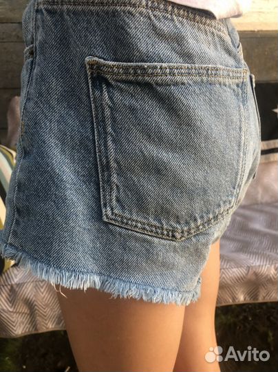 Джинсовые шорты zara