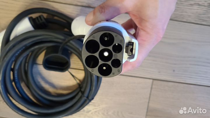 Кабель Type 2 на GBT 5 метров, 1 фаза, удлинитель