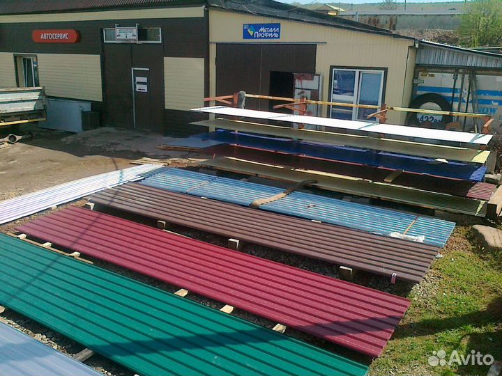 Металлочерепица, профнастил, сайдинг