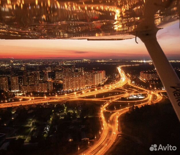 Вечерний Полет над Москвой с фотосессией