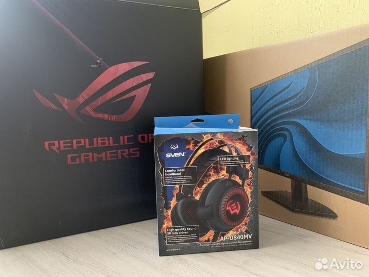 Asus rog strix игровой rtx3060+монитор