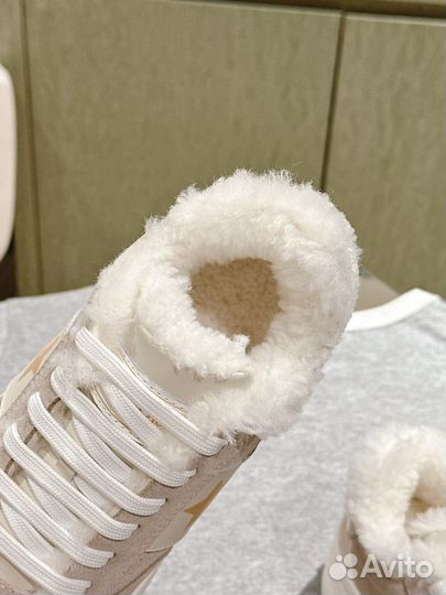 Кроссовки dior с мехом