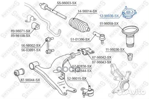 Опора амортизатора переднего Toyota RAV 4 all