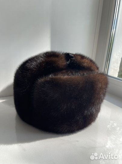 Норковая шапка мужская