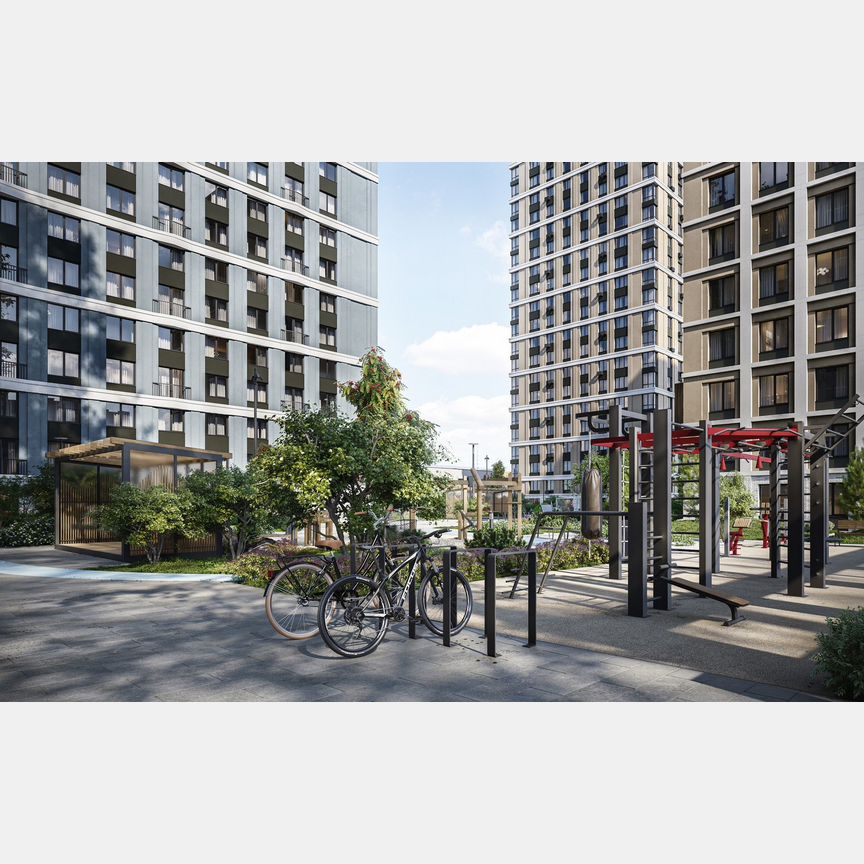2-к. квартира, 58,3 м², 4/15 эт.