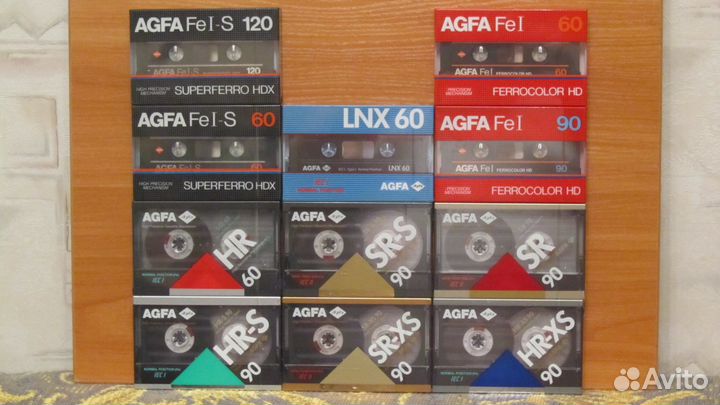 Аудиокассеты agfa, basf