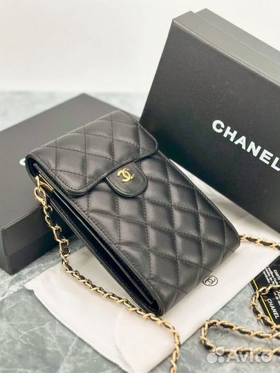 Сумка chanel натуральная кожа