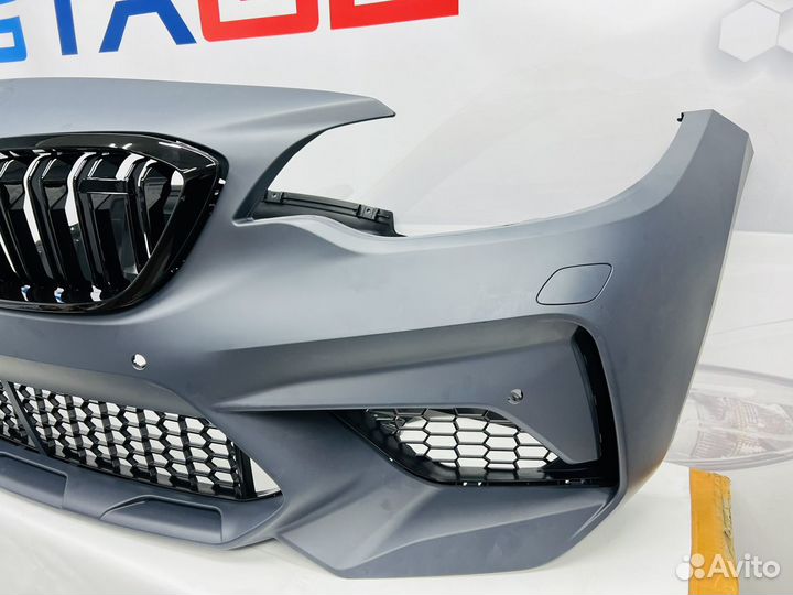 Передний бампер для BMW M2 F87 в сборе