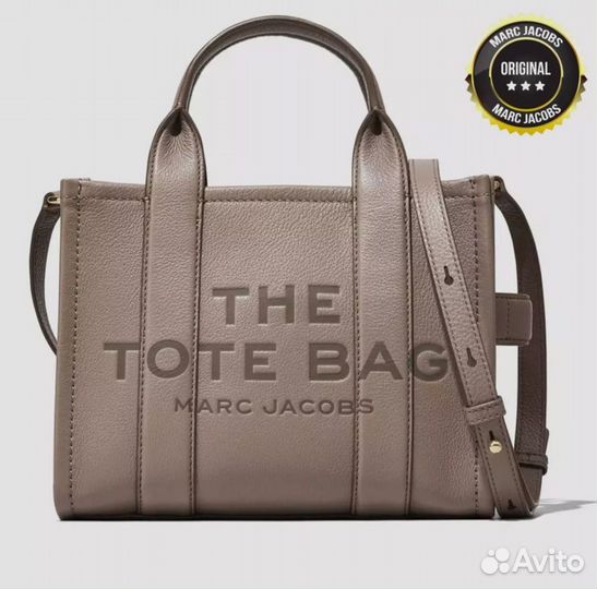 Сумка Marc Jacobs The Leather Tote Bag cement