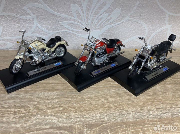 Модели Welly мотоциклы