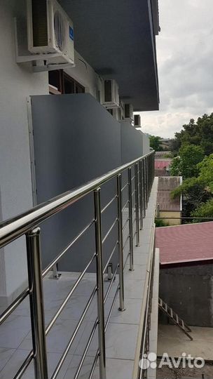 Перила из нержавеющей стали, ограждения, отбойники