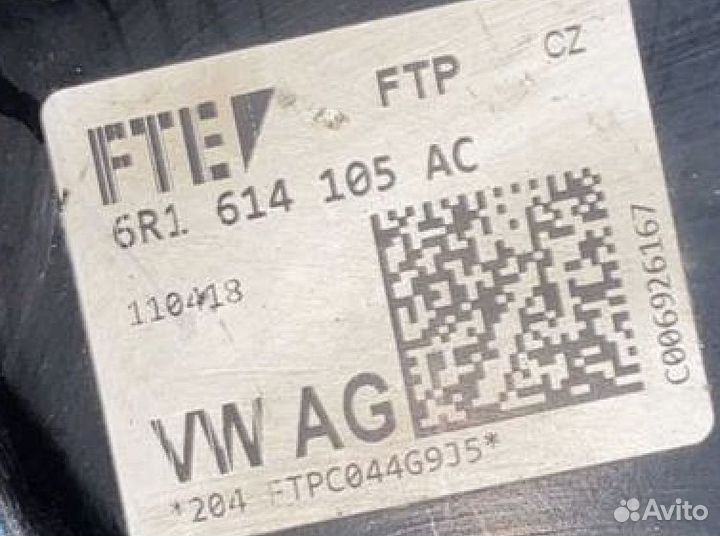 Вакуумный усилитель Volkswagen Polo (Mk5) V рестай