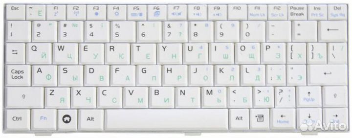 Клавиатура asus Eee PC 2G белая, OEM
