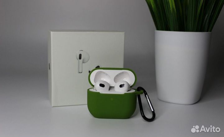 Наушники airpods 3 поколения+чехол