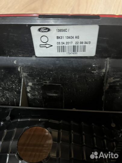 Фонарь задний правый ford transit