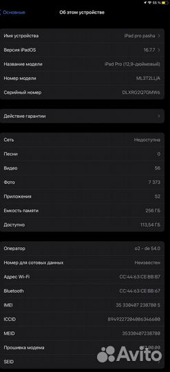 iPad pro 12.9 2017