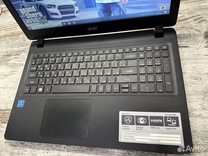 Быстрый ноутбук Acer /intel