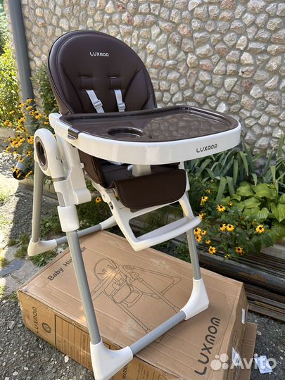 Стул для кормления Люксмам (коричневый )