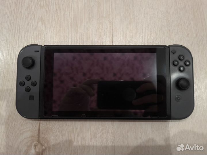 Nintendo switch rev 2 прошитая чип+sd128gb