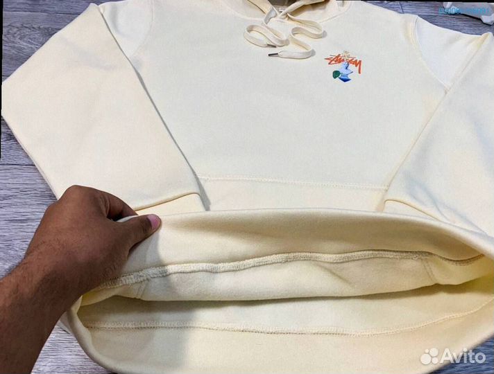 Желтый худи Stussy