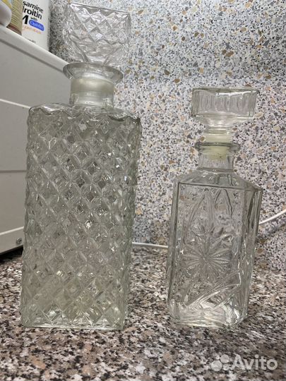 Графины, креманки, вазы, конфетницы хрустальные