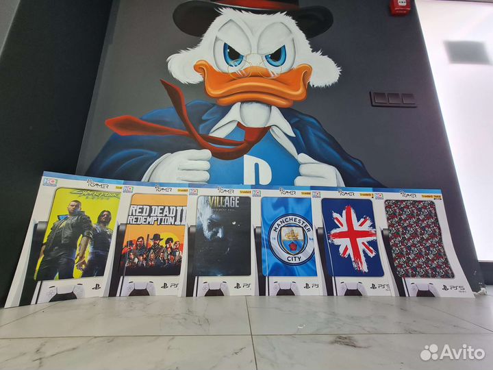 Виниловые наклейки под PlayStation 4-5