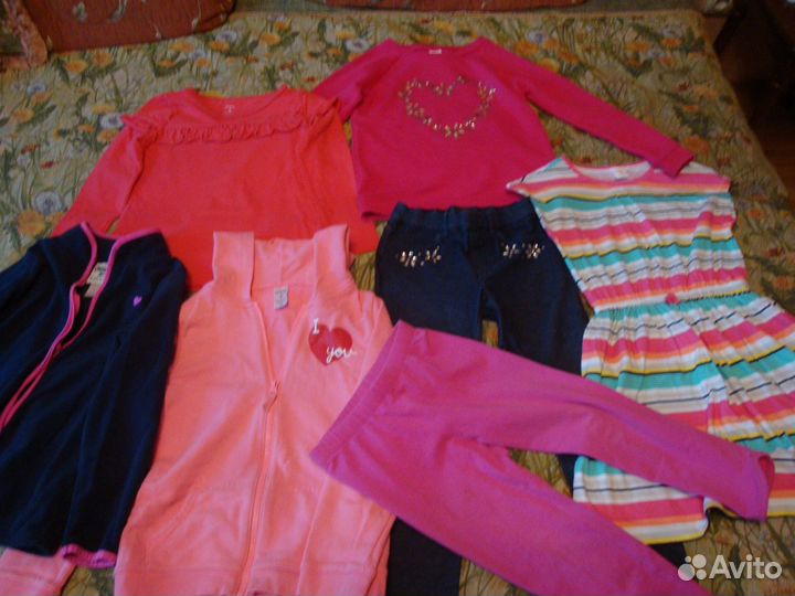 Пакет одежды для девочки 7-8 лет(Gymboree)