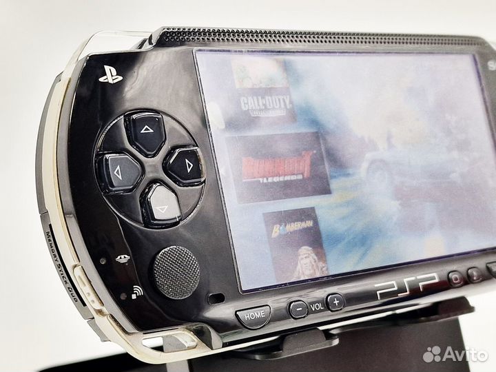Sony PSP FAT Black 1000 + 64Gb + любые игры