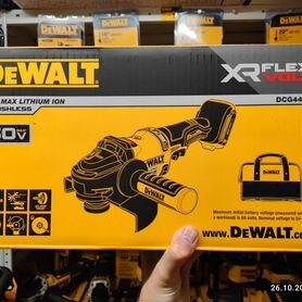 Ушм dewalt DCG440N, 60V, без АКБ и зу