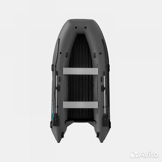 Лодка Gladiator E380PRO Темно-серая