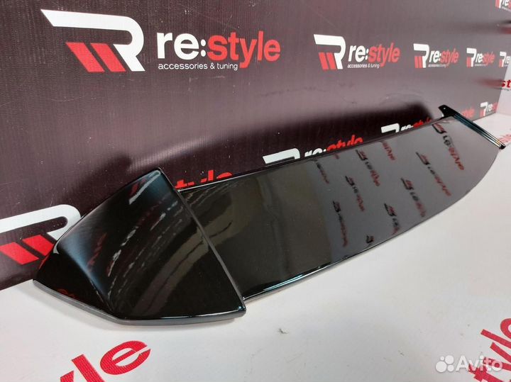 Спойлер Honda Fit с 2014 Узкий Черный N2419