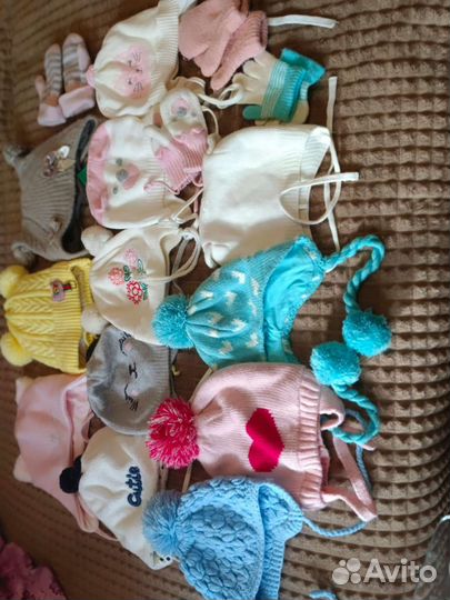 Детские шапочки 40-50