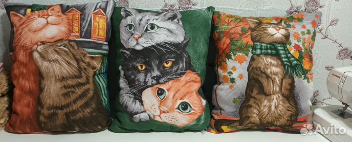 Коты- подушки