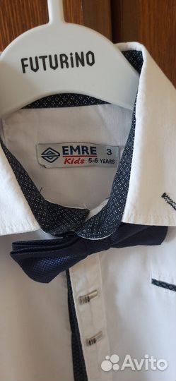 Рубашка и брюки для мальчика 122